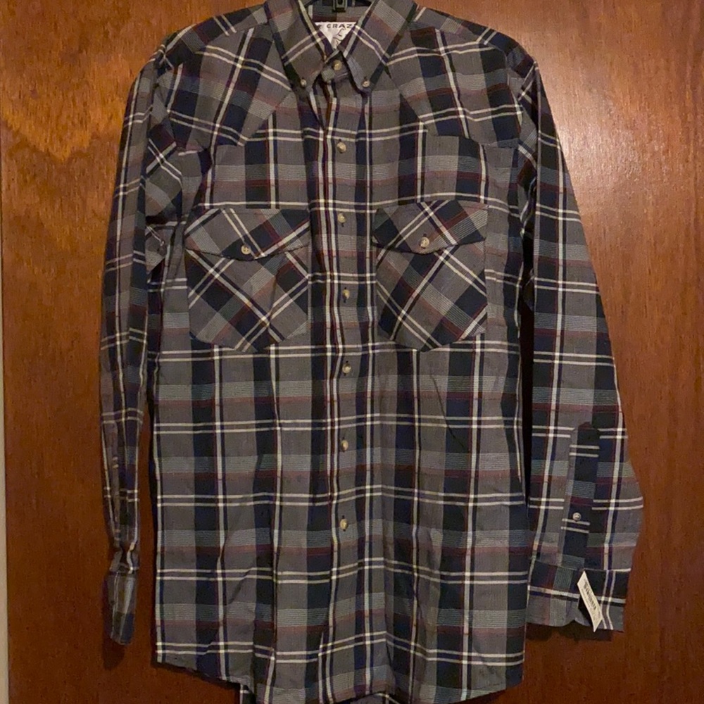 BRAND NEW Crazy Cowboy long sleeve shirt